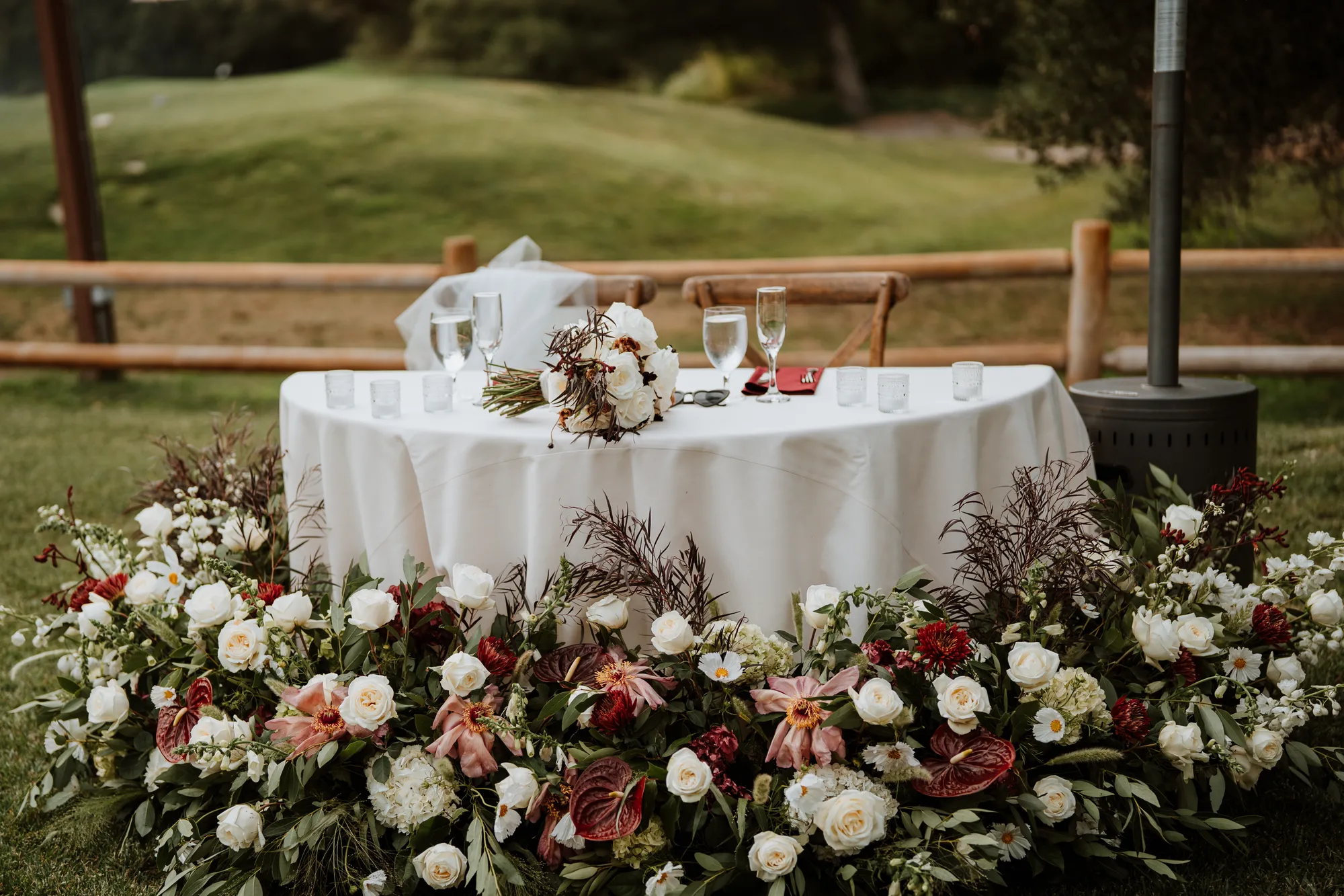 Wedding cake display